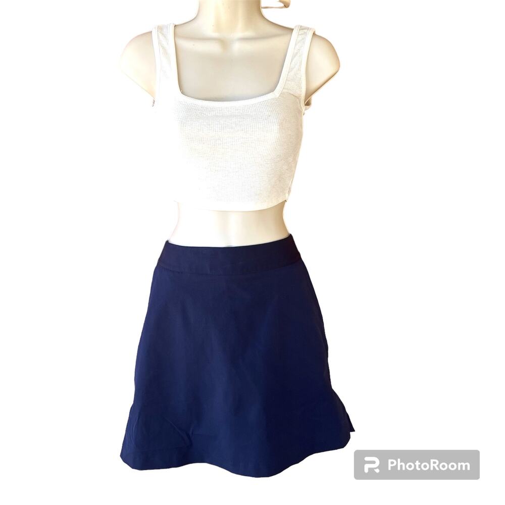 Adidas Climacool Activewear Golf Tennis Skort Shorts Navy Inner Short Womens 8